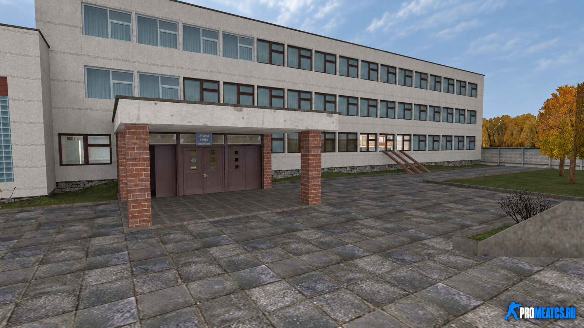 Карта «cs_51school» для CS 1.6 — скриншот 1