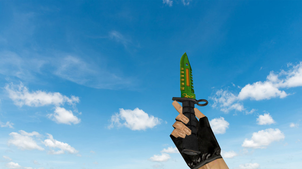 M9 Bayonet Agunua для CS 1.6 — скриншот 1