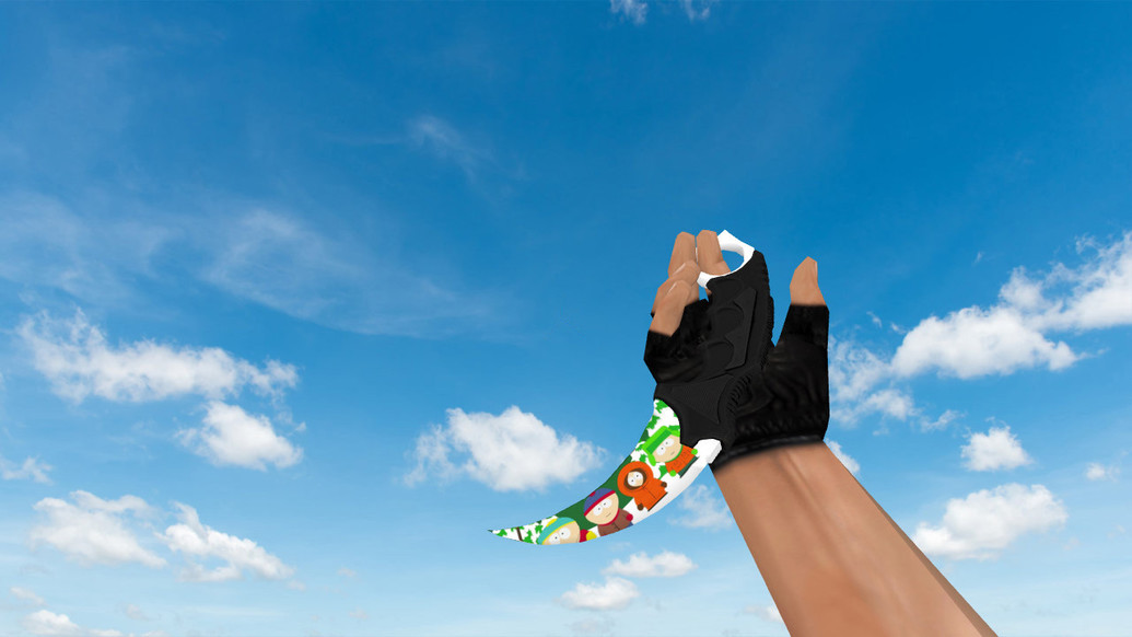 Karambit South Park для CS 1.6 — скриншот 1
