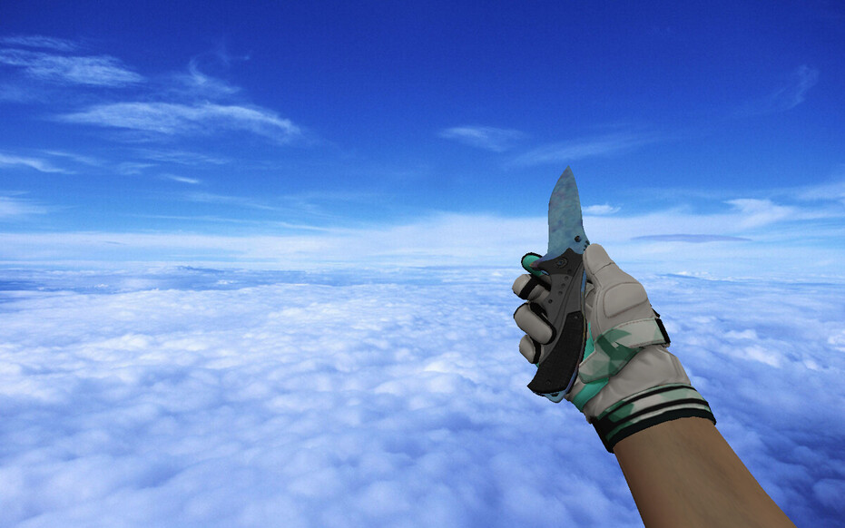 Nomad Knife | Case Hardened Blue Gem для CS 1.6 — скриншот 1