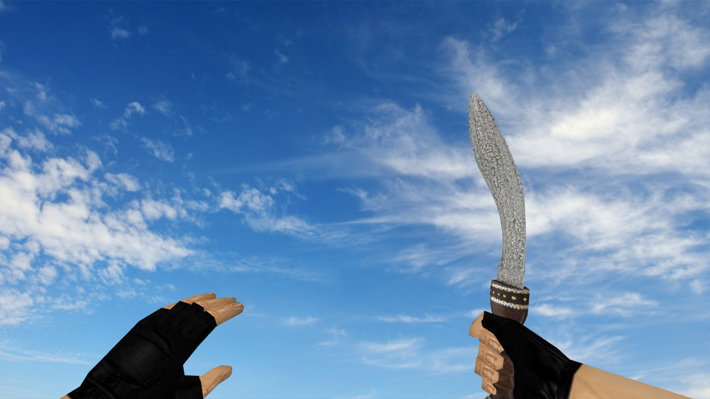 Kukri | Дамасская сталь для CS 1.6 — скриншот 1