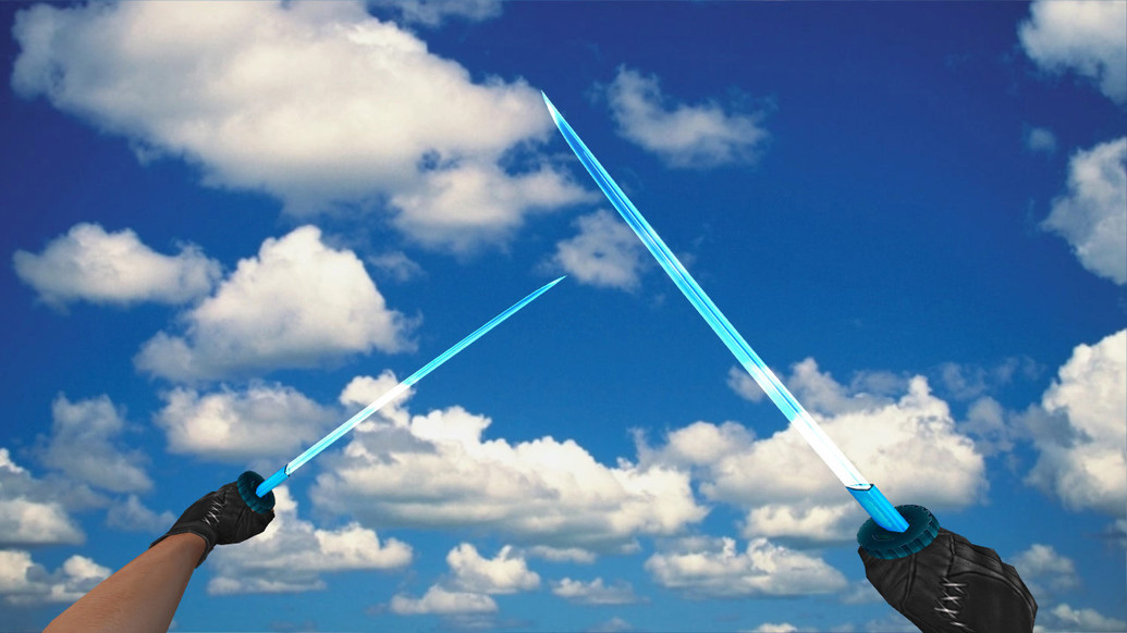 Dual Katana Crystal для CS 1.6 — скриншот 1