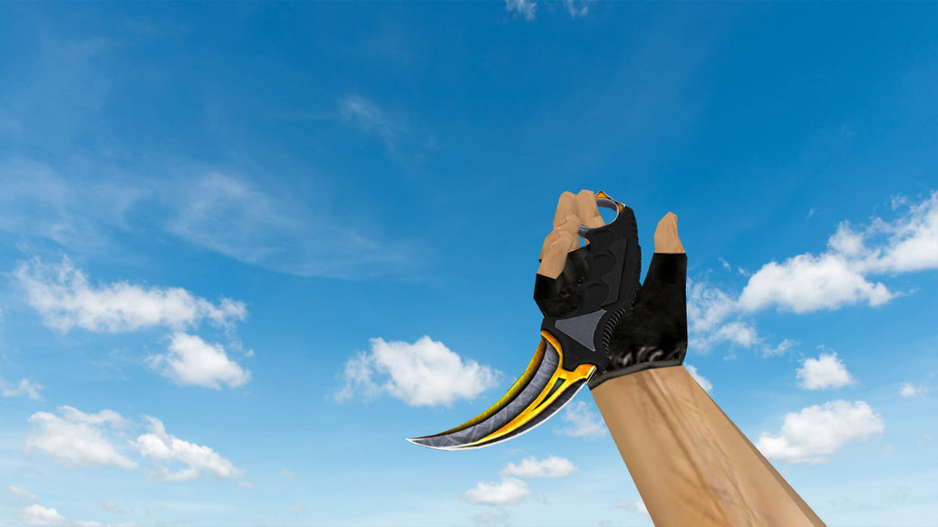 Karambit Aztech для CS 1.6 — скриншот 1