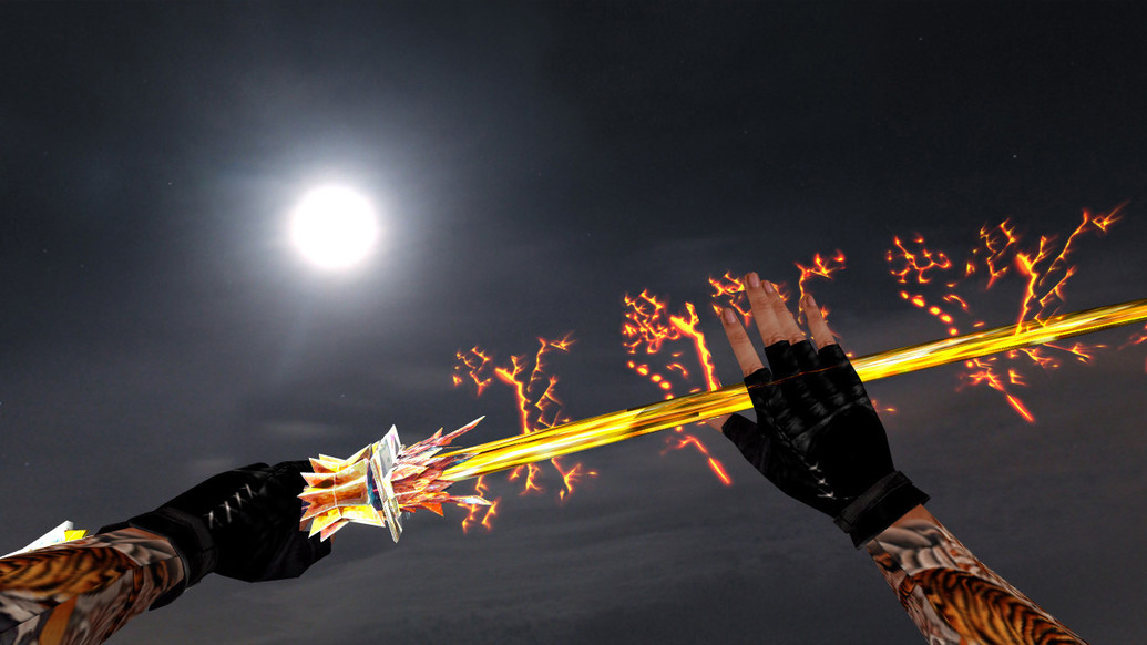 Golden Katana для CS 1.6 — скриншот 1