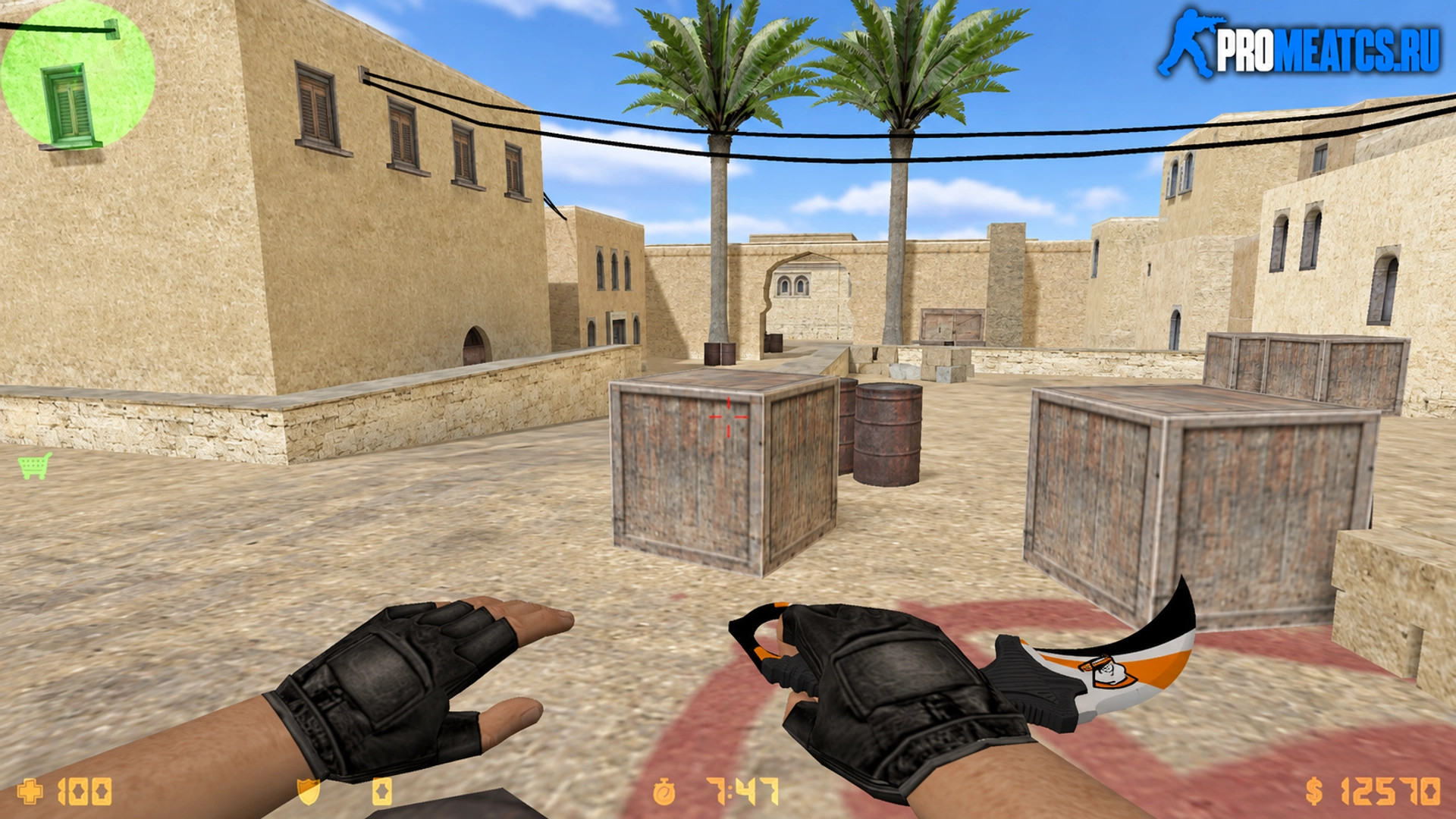 Модель ножа Karambit «Virtus Pro» для CS 1.6 — скриншот 1