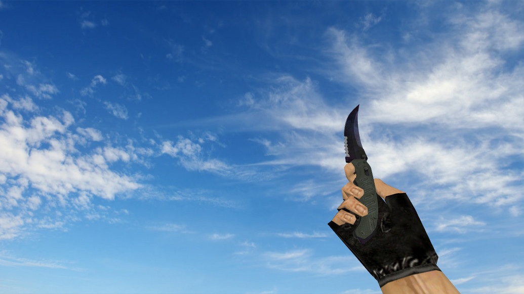 Flip Knife Black Pearl для CS 1.6 — скриншот 1