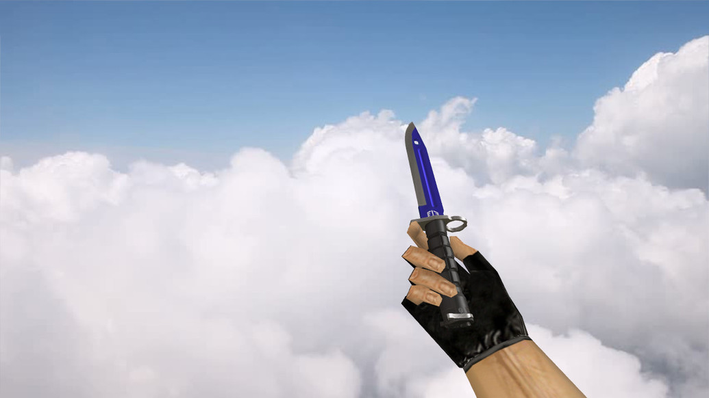 Bayonet Automatic Blue для CS 1.6 — скриншот 1