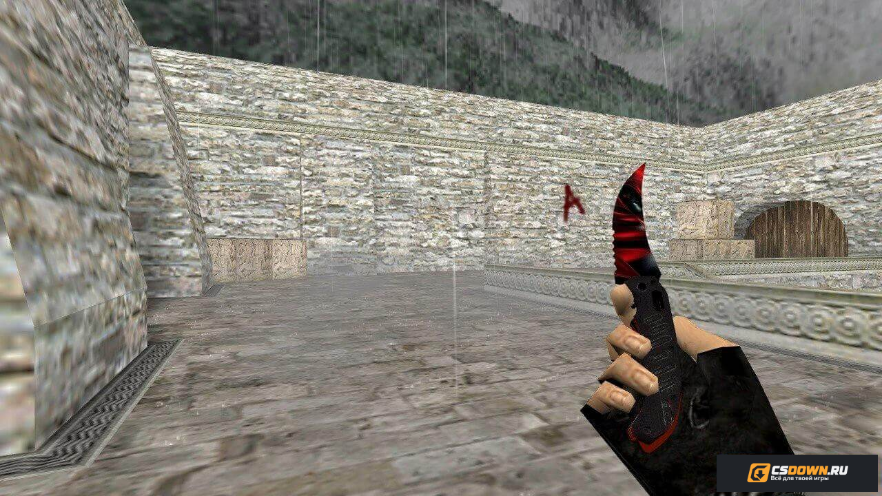 Складной нож | Crimson Ruby для CS 1.6 — скриншот 1