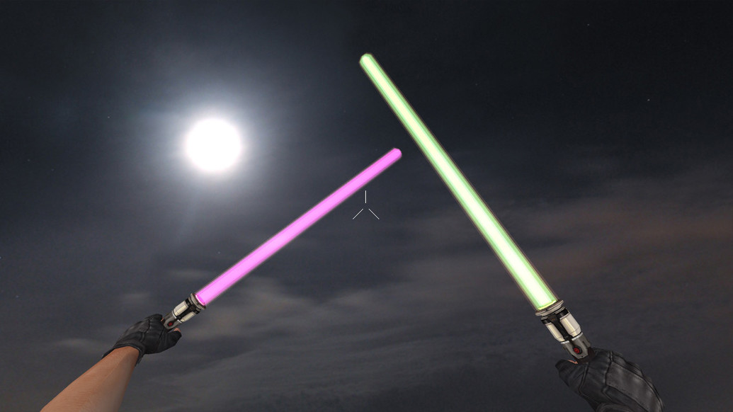 Dual Lightsaber PG для CS 1.6 — скриншот 1