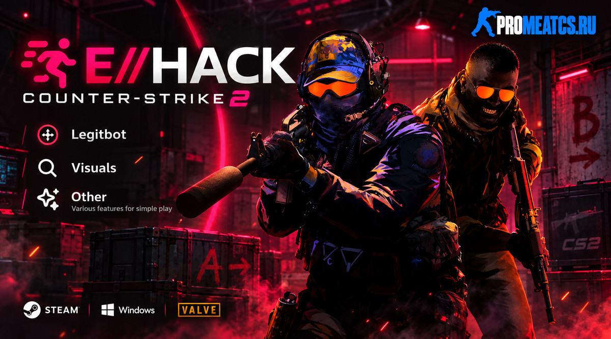 Чит ExHack для CS 2 - ExHack на КС 2 бесплатно — скриншот 1