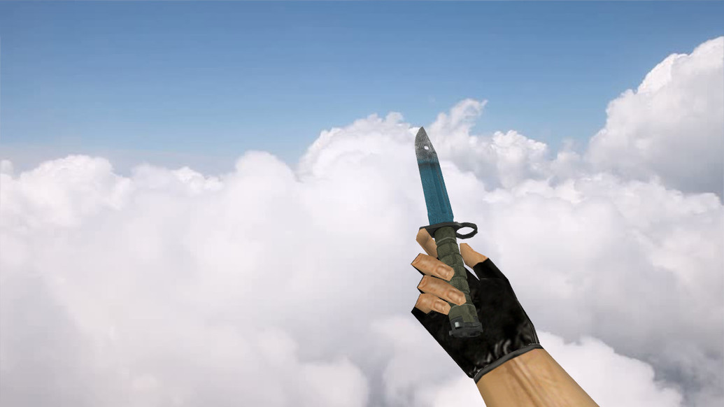 Bayonet Bark Beetle Blue для CS 1.6 — скриншот 1