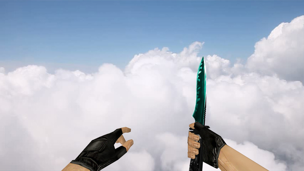 Default Knife Duality Lightblue для CS 1.6 — скриншот 1