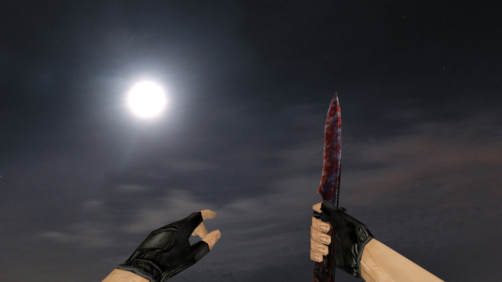 Default Knife Bloody для CS 1.6 — скриншот 1