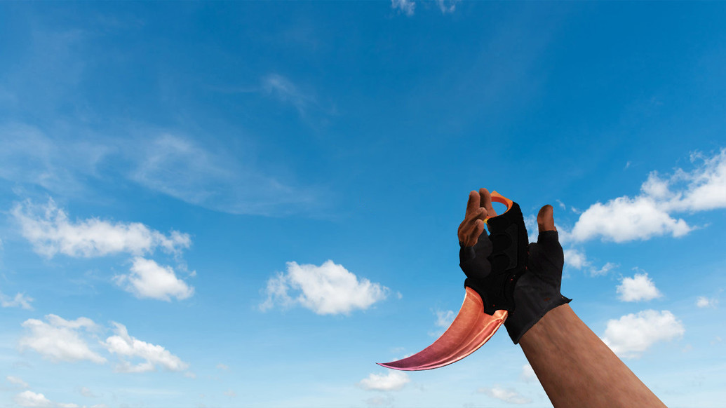 Karambit Bronze для CS 1.6 — скриншот 1