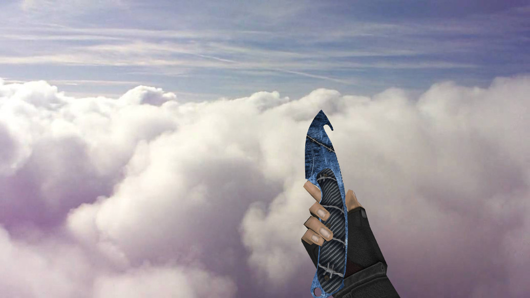 Gut Knife Vibranium для CS 1.6 — скриншот 1