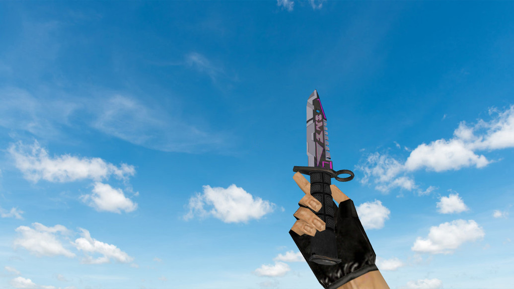M9 Bayonet Ryu для CS 1.6 — скриншот 1