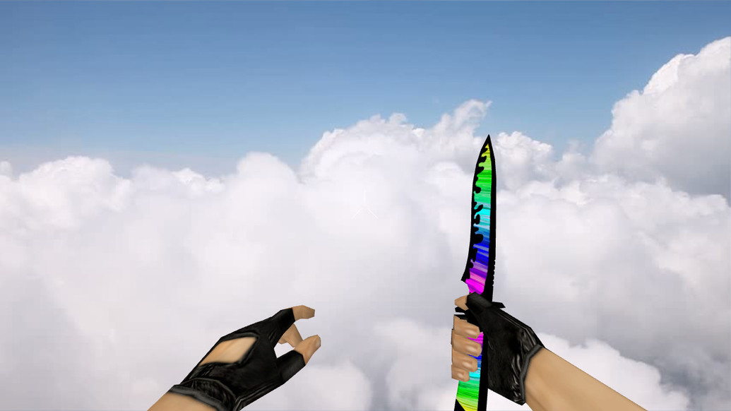 Default Knife Rainbow для CS 1.6 — скриншот 1