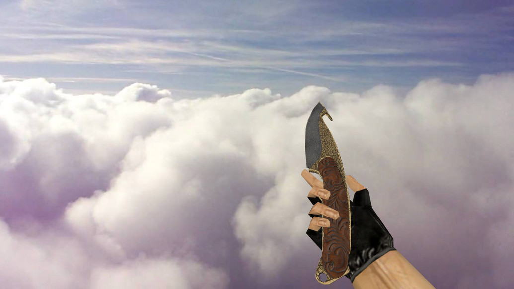 Gut Knife Kila для CS 1.6 — скриншот 1
