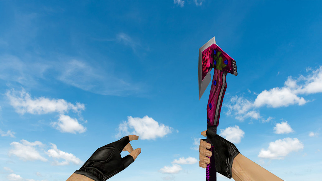 CF Combat Axe Rose для CS 1.6 — скриншот 1