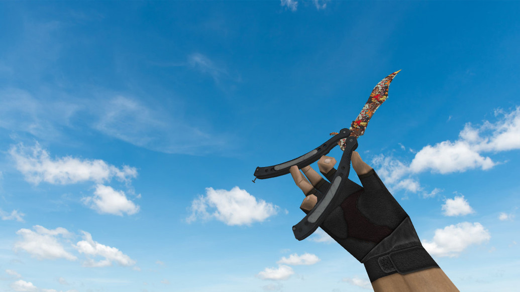 Butterfly Knife | Лапки для CS 1.6 — скриншот 1