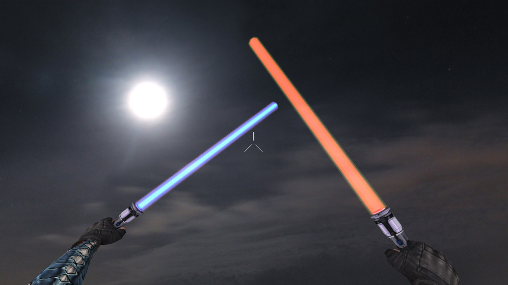 Dual Lightsaber BO для CS 1.6 — скриншот 1