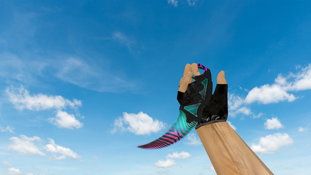 Karambit Psychedelic для CS 1.6 — скриншот 1