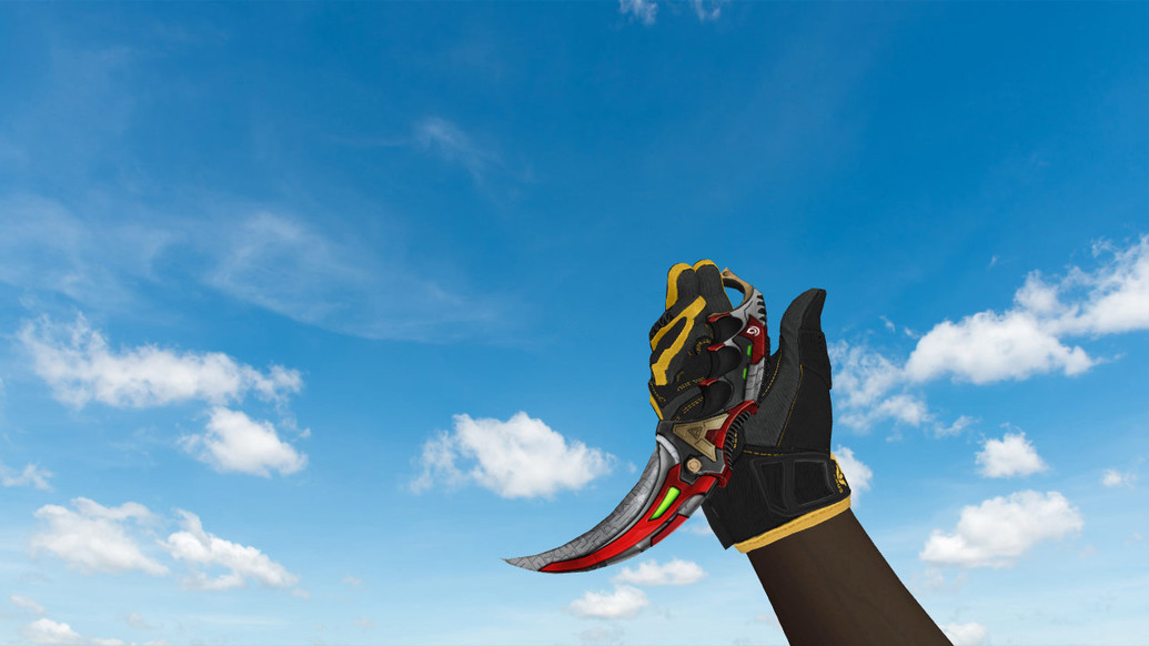 Karambit Cyberium для CS 1.6 — скриншот 1
