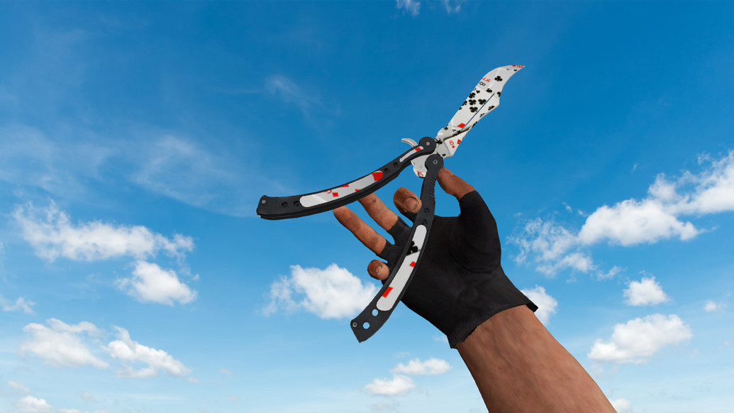 Butterfly Knife Acer для CS 1.6 — скриншот 1