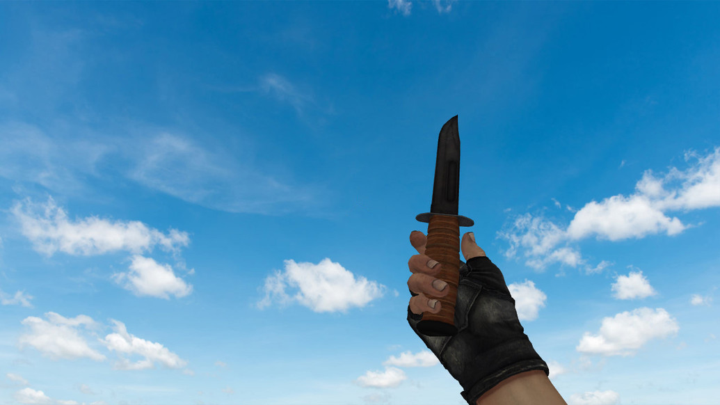 Ka-Bar on CSGO anims для CS 1.6 — скриншот 1