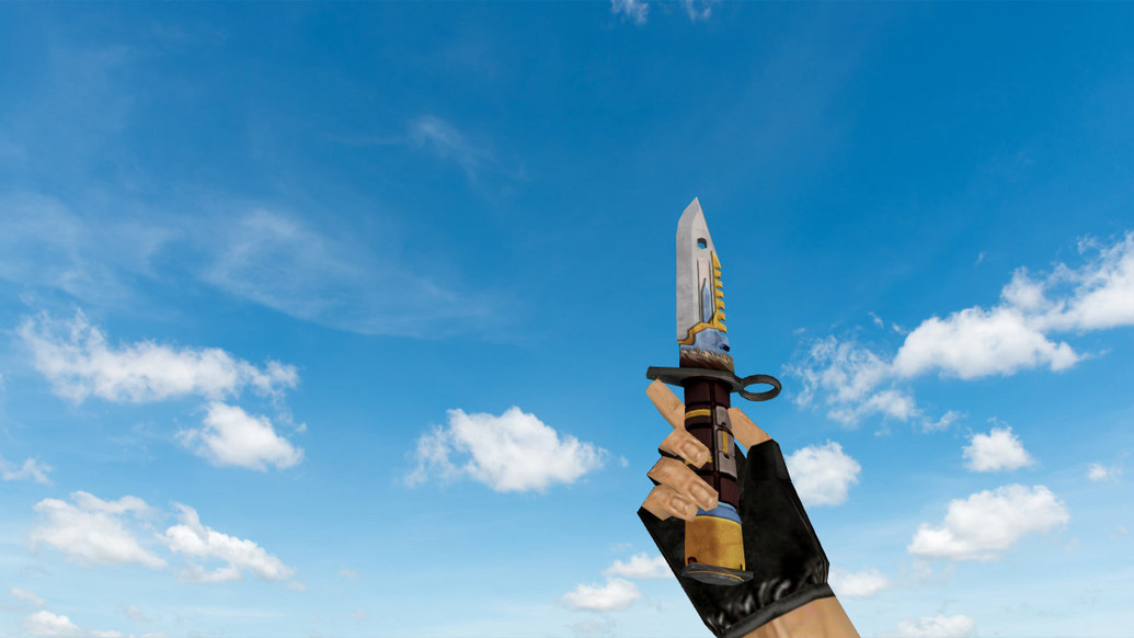 M9 Bayonet Taruk Clan для CS 1.6 — скриншот 1