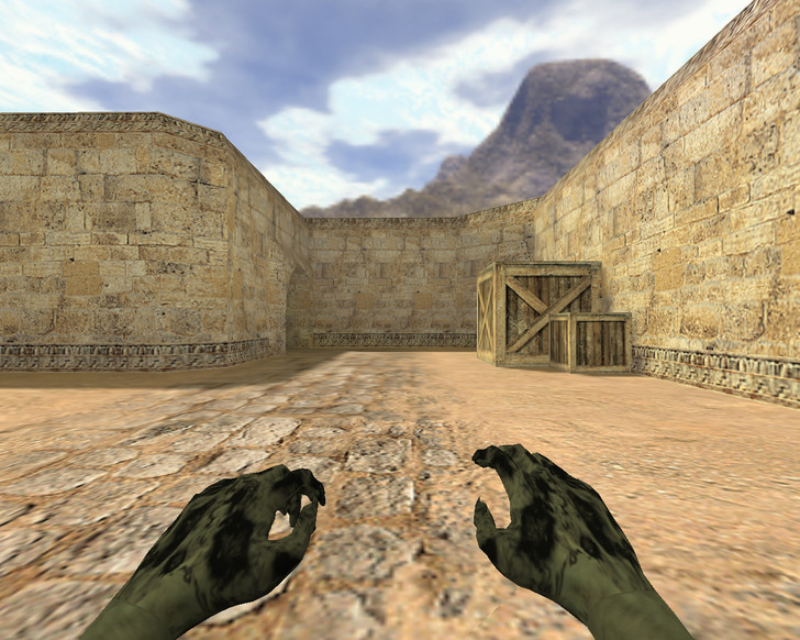 Руки зомби для CS 1.6 — скриншот 1