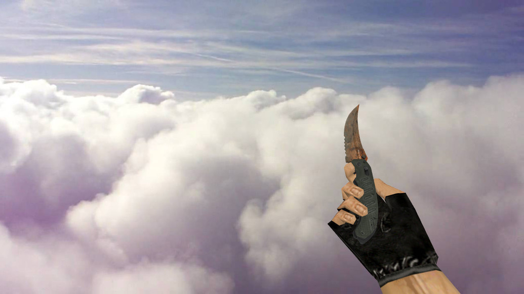 Flip Knife Rust and Dirt для CS 1.6 — скриншот 1