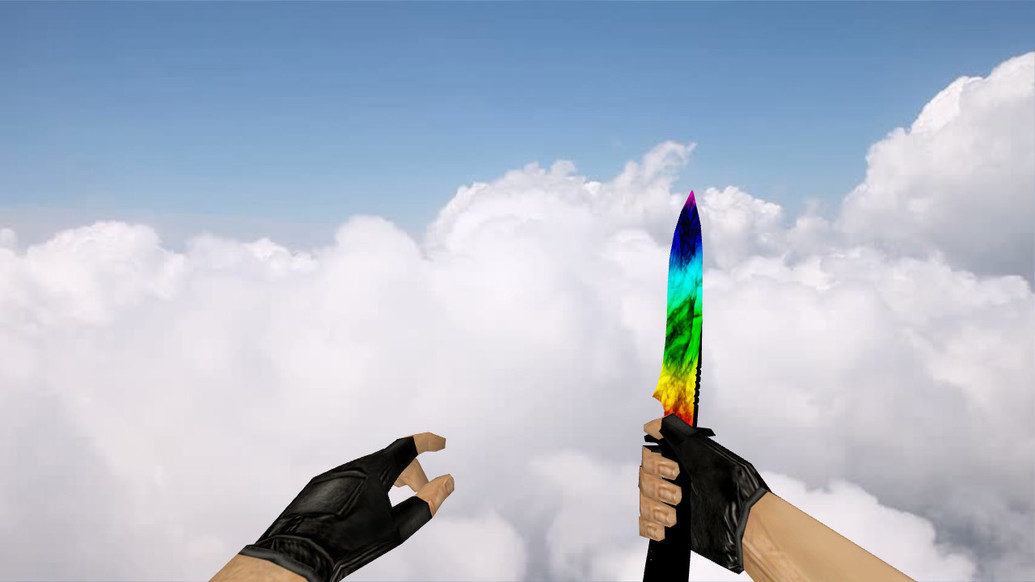 Default Knife Marbale для CS 1.6 — скриншот 1