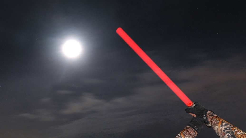 Red Lightsaber для CS 1.6 — скриншот 1