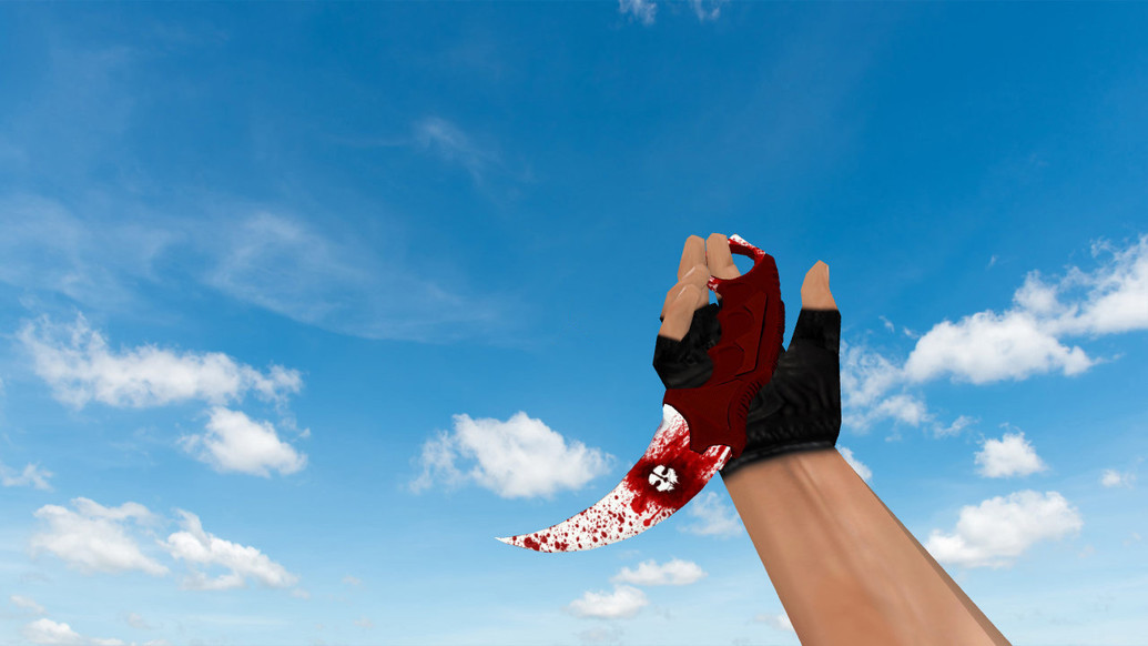 Karambit Blood Edge для CS 1.6 — скриншот 1