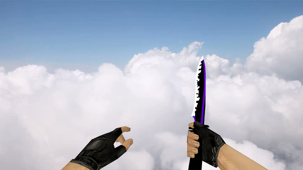 Default Knife Neon Purple для CS 1.6 — скриншот 1