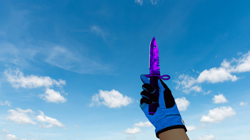 M9 Bayonet Doppler Sapphire для CS 1.6 — скриншот 1