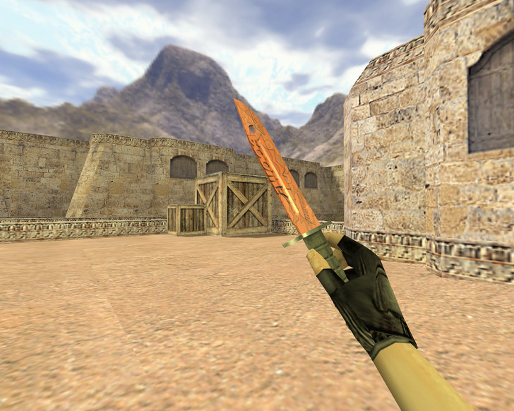 Штык-нож БАХ для CS 1.6 — скриншот 1