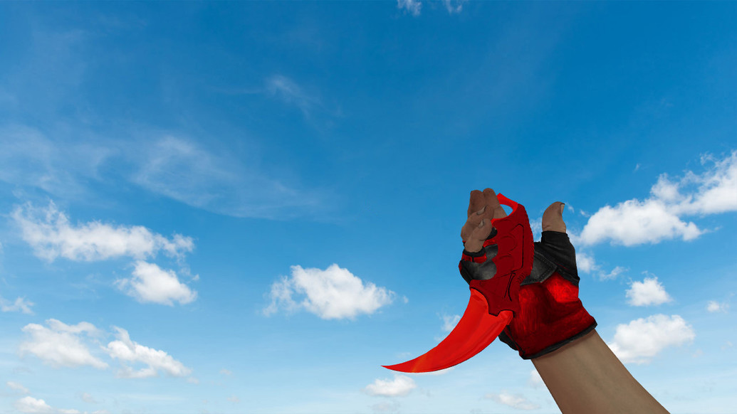 Karambit Fire для CS 1.6 — скриншот 1