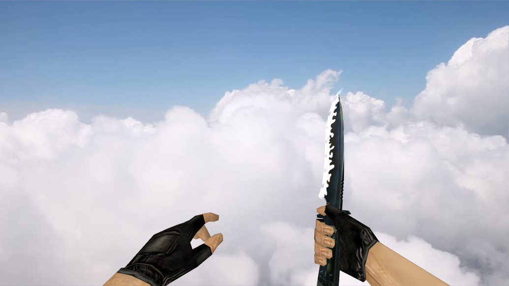 Knife Neon White для CS 1.6 — скриншот 1