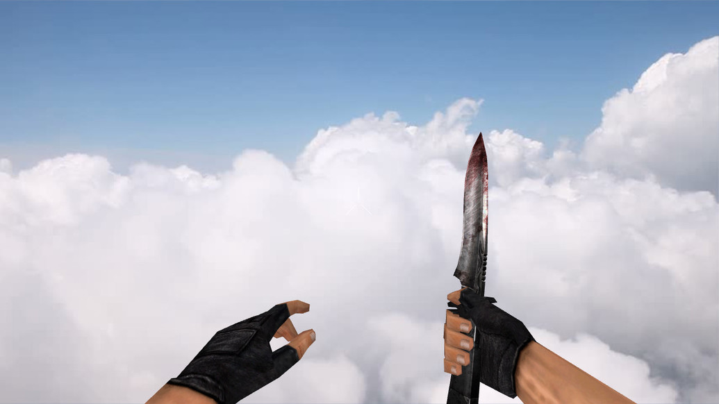 Default Knife Scratched для CS 1.6 — скриншот 1