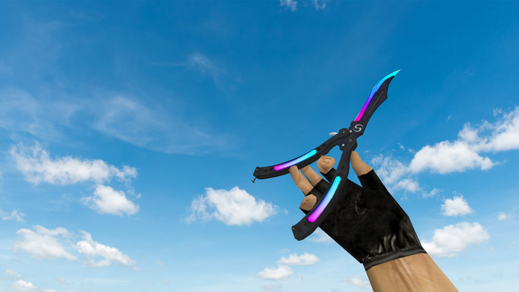 Butterfly Knife Neo Assasin для CS 1.6 — скриншот 1
