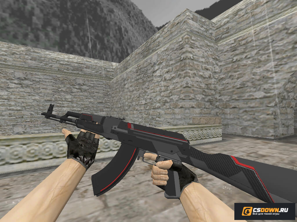 AK-47 Carbon из Standoff 2 для CS 1.6 — скриншот 1