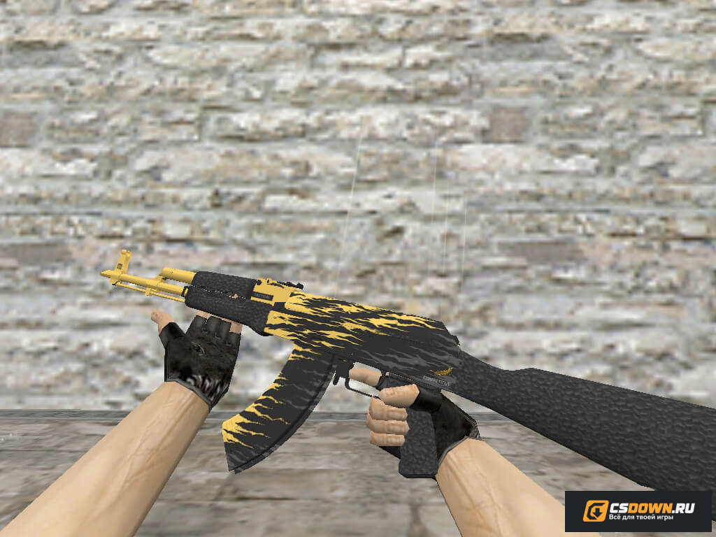 «АК-47 | Fabric Storm» из Standoff 2 для CS 1.6 — скриншот 1