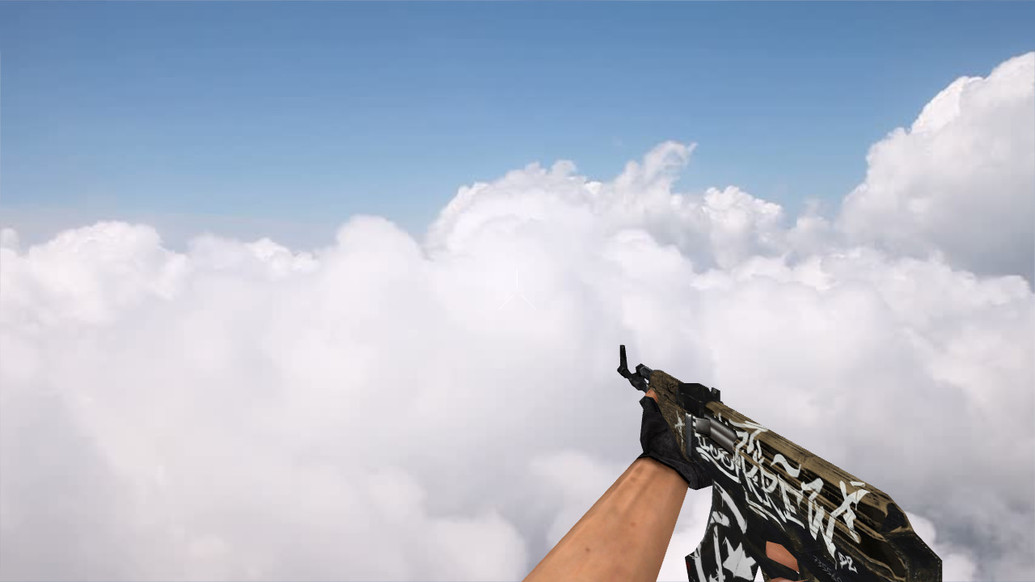 Default AK-47 Wasteland Rebel для CS 1.6 — скриншот 1