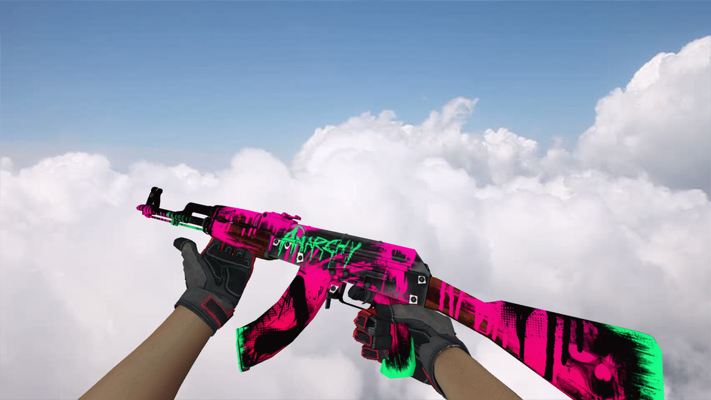 AK-47 Neon Revolution для CS 1.6 — скриншот 1