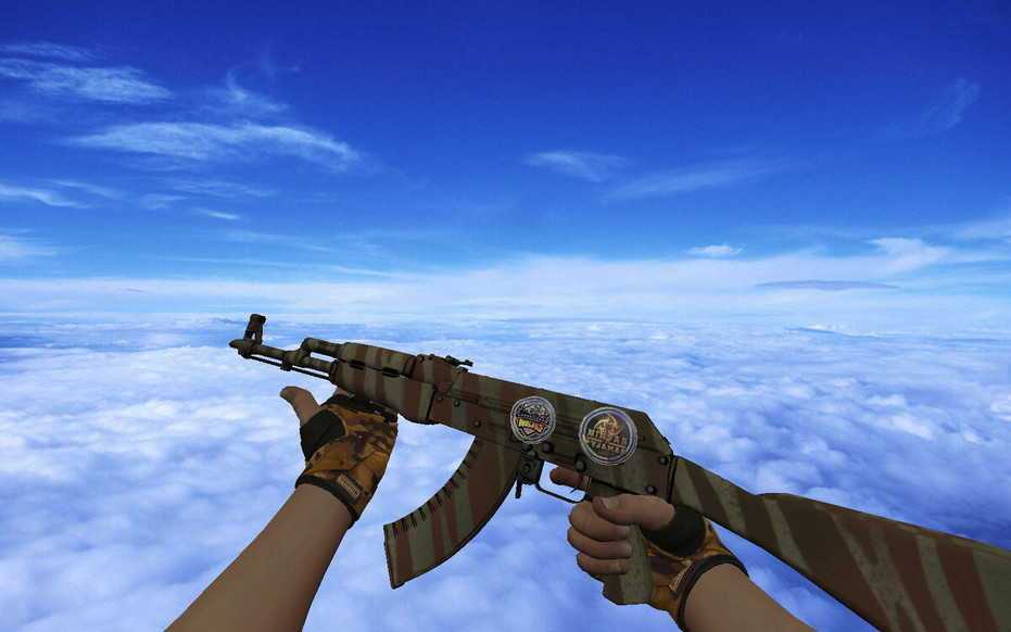 Jah's AK-47 Predator для CS 1.6 — скриншот 1