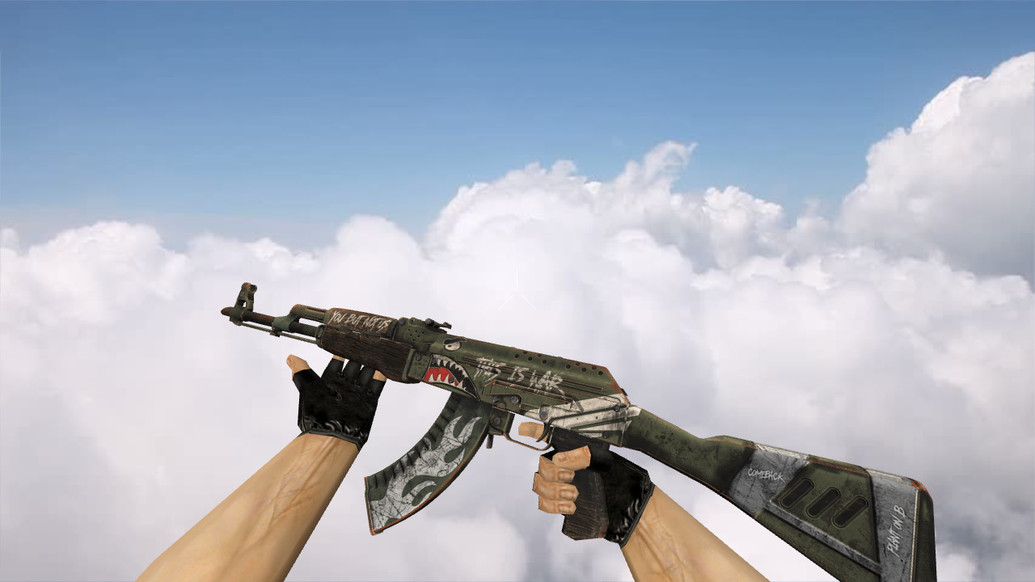 AK-47 Fallen Warrior для CS 1.6 — скриншот 1