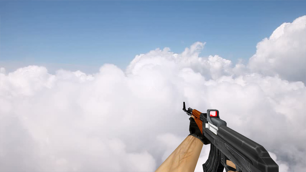 Default AK-47 Holo для CS 1.6 — скриншот 1