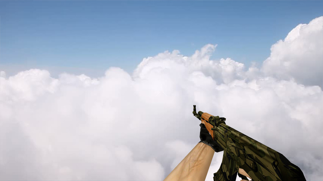 AK-47 Camouflage для CS 1.6 — скриншот 1